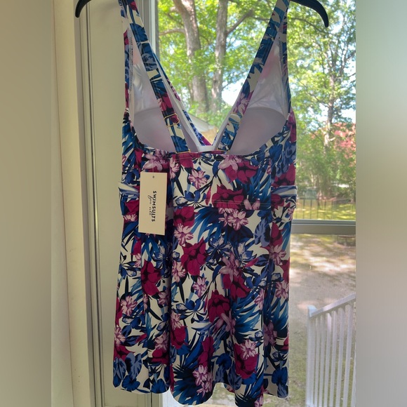 NWT Women’s Tankini Size 18 Swimsuits for All - Picture 2 of 6